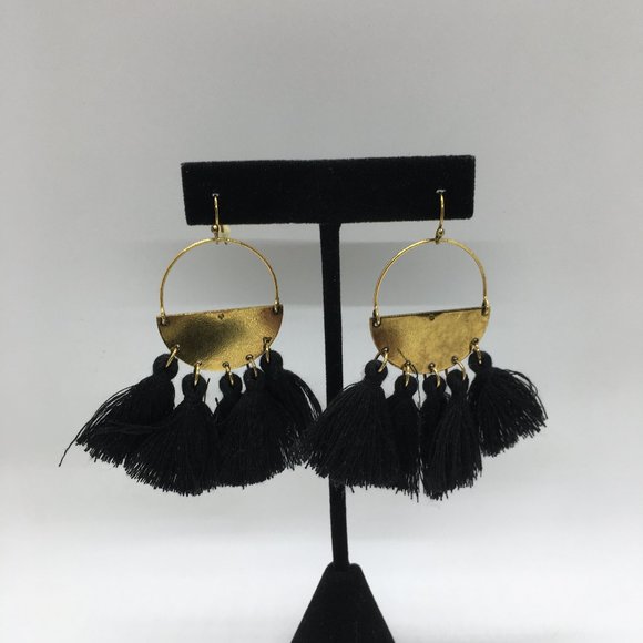 Lot of (3) Boho Festival Fringe Tassel Earrings - Picture 3 of 12